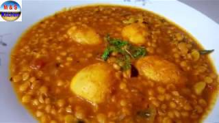 ডিম দিয়ে ছোলার ডাল  Egg with gram  choler dal dim  Bangladeshi dim diye cholar dal recipe [upl. by Tarabar101]