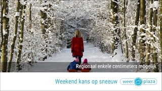 Weekendweer morgen en zondag kans op sneeuw [upl. by Yelahc]