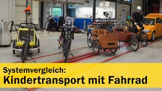 Kindertransport mit Fahrrad  Vor und Nachteile im Systemvergleich  ÖAMTC [upl. by Tennos]