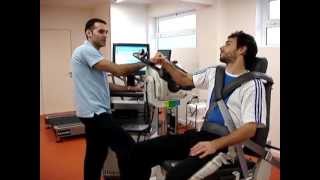 Shoulder isokinetic training [upl. by Surtemed]