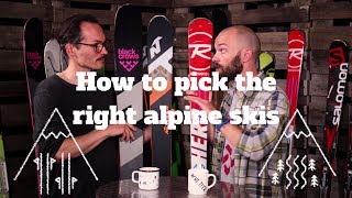 How to pick the right skis  Alpine Ski Guide  SkateProcom [upl. by Heyer]