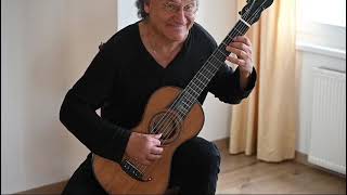 Diethard Kopf plays Andante from Sonata by Fernando Carulli on a guitar by Charles Roudhloff [upl. by Eizus398]