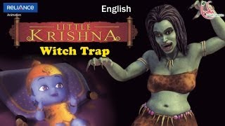 Little Krishna English  Episode 13 Witch Trap [upl. by Abbye458]