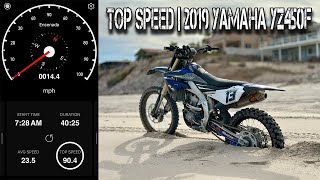 Top Speed  2019 YZF450F [upl. by Agatha254]