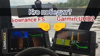 боковое сканирование lowrance elite FS9 amp Garmin Echomap UHD2 93sv [upl. by Ecinert]