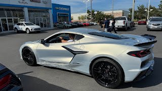 My new 2024 c8 Z06 in silver flare metallic [upl. by Marjana]