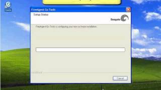 Connecting your FreeAgent Go drive to your system  Install FreeAgent Tools [upl. by Aixela]