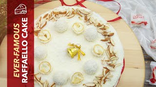 Raffaello Cake  Almond Coconut Cake  Homemade Raffaello Cake [upl. by Ahders]