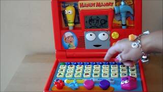 VTECH DISNEYS BEST TOY LAPTOP with HANDY MANNY [upl. by Nahshunn814]