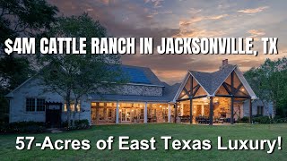 Exquisite Cattle Ranch for Sale in Jacksonville TX [upl. by Furie]