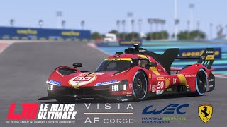 50 Ferrari 499P FP1 Onboard Le Man Ultimate [upl. by Yvi]