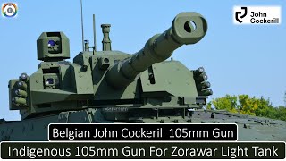 🇮🇳 Bharat Forge vs John Cockerill 105mm gun  Zorawar Tanks Gun Fight [upl. by Eniawtna]