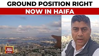 Hezbollah Strikes Haifa Gaurav Sawant Shows Ground Position Right Now In Haifa After Attack [upl. by Rihaz868]