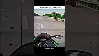 CBR 1000rr vs Ninja Zx10R new viral video [upl. by Lunsford]