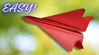 How to Make an Easy Paper Jet that Flies Really Well  Paper Airplane [upl. by Haskins74]