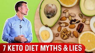 7 Keto Diet Myths amp Lies – Dr Berg [upl. by Dnomsad]