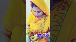 Shaadi m kangan bndhne ki rasam ❤️🧿 love ytshorts shorts [upl. by Estell]