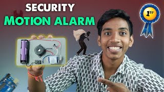 Science Day Best Project  How To Make Motion Security Alarm  Telugu Experiments PIR Motion Sensor [upl. by Eicyac11]