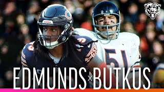 Dick Butkus and Tremaine Edmunds on the Evolution of Football  Chicago Bears [upl. by Ruffina]