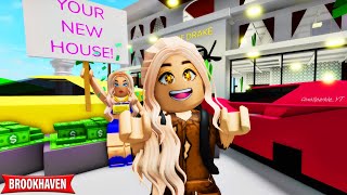 MY MOM IS SECRETLY A BILLIONAIRE IN BROOKHAVEN Roblox Brookhaven [upl. by Hartill687]