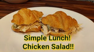 Simple Chicken Salad Recipe [upl. by Hieronymus703]