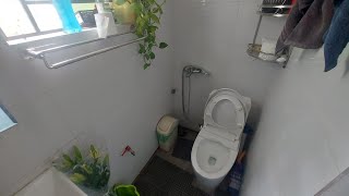 275 Vietnam toilet 🇻🇳 Café restroom [upl. by Anoed610]