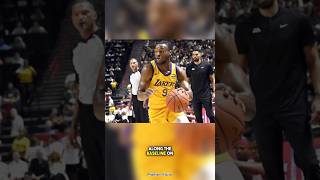 LeBron Bronny make history take court together for Lakers basketball [upl. by Lorola364]