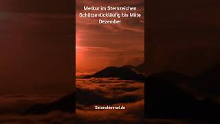 Merkur im Sternzeichen Schütze rückläufig shorts esoterik spiritualität [upl. by Enar715]