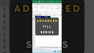 Excel Fill Series [upl. by Aneez]