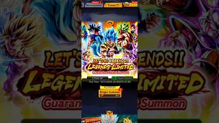 DRAGON BALL LEGENDS SUMMON LENDER LIMITED dbl dragonballlegends [upl. by Carina]