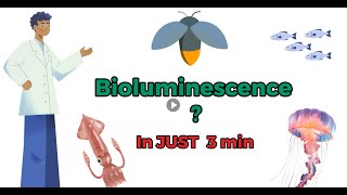 Bioluminescence from Nature to Lab  In Just 3 Minutes  biology nature science research [upl. by Nylodnew578]