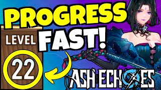 How To PROGRESS FAST F2P Ash Echoes [upl. by Hahsia]