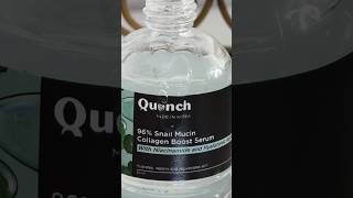 Quench 96 Snail Mucin Collagen Boost Serum QuenchSnailedIt quenchbotanics snailmucin [upl. by Aneertak283]