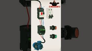 Motor Control Wiring Diagram Explained in 15 Seconds ♥️⚡🤩 shorts trending electrical [upl. by Harlan]