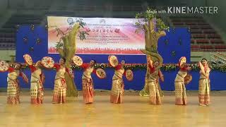 Bihu  national folk dance champion Gauhati University  assam [upl. by Drol]