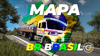 DOWNLOADO DO MAPA BR BRASIL 149 DO EURO TRUCK SIMULATOR 2 [upl. by Schick397]