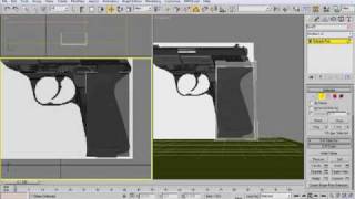 3d Max Modelado de un Arma parte 1 [upl. by Kone]