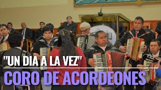 Un día a la vez  Coro de acordeones presentación en Catedral Evangélica de Villarrica [upl. by Nnaeitak]