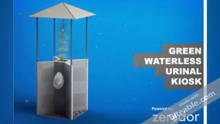 Zerodor Waterless Urinal Kiosk [upl. by Rebmaed]