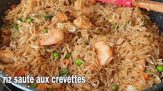 Recette Riz basmati sauté aux crevettes et fruits de mer [upl. by Pickett]