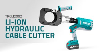 TRCLI2002 Liion Hydraulic Cable Cutter  Product Demo [upl. by Ettenahs]