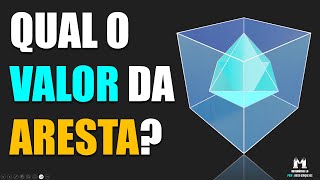 Qual o valor da aresta do Octaedro [upl. by Ayna]