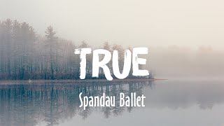 True  Spandau Ballet Lyrics [upl. by Mudenihc]