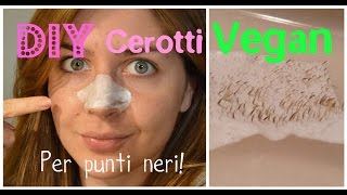 CEROTTI VEGAN per punti neri fai da te  vincitori giveaway [upl. by Koralie]