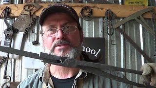 Blacksmithing  Another Go At Forging Tongs  12 Square Tongs [upl. by Jerrie]