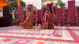 Amazing peformance girls on dola re  mehandi dance  sangeet dance  wedding dance  engagement [upl. by Ahsasal]