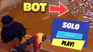 How to get BOT LOBBIES In Fortnite Chapter 5 Easy Wins and Challenges [upl. by Rehsu869]