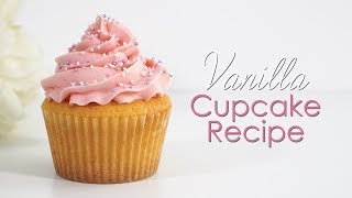 How to make Vanilla Cupcakes Recipe  Tutorial [upl. by Couture]