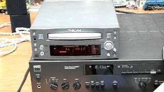 Tascam CD RW4U CDRW Recorder Burner [upl. by Caruso]