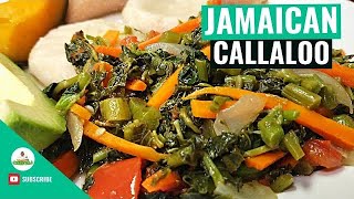 Jamaican Callaloo Recipe  Callaloo Recipe  How to cook Callaloo  Jamaican Steamed Callaloo [upl. by Ambrogino622]